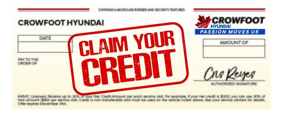 Claim Your Credit